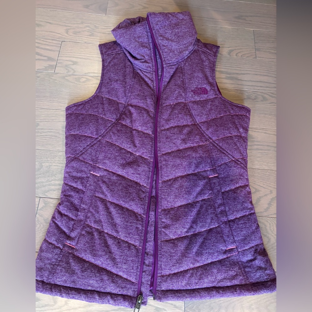 The North Face Women's Heathered Plum Quilted Vest